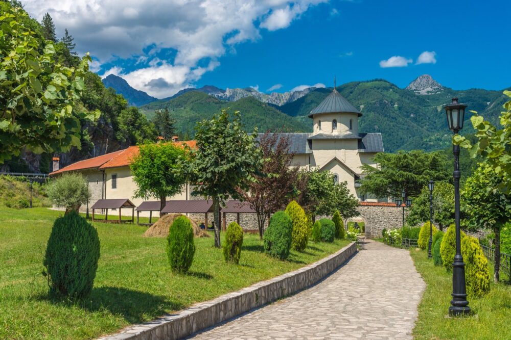 Orthodox monastery Moraca.